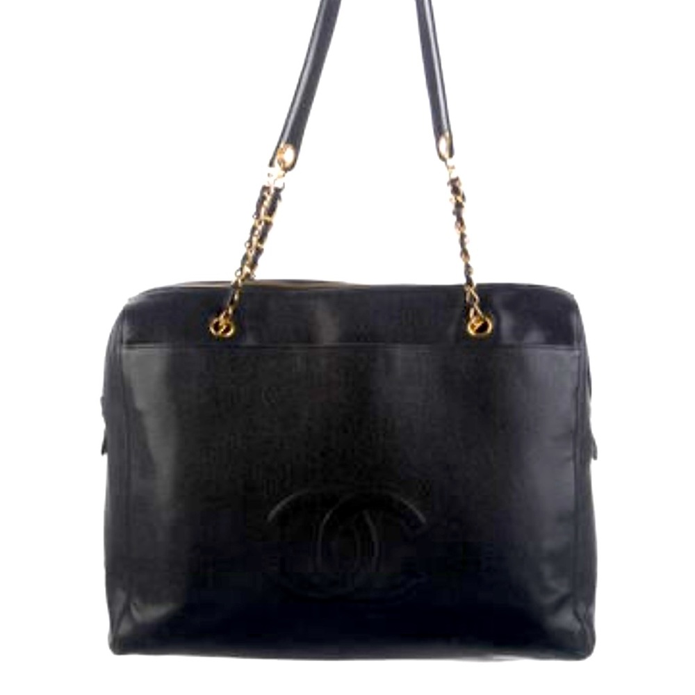 💯Auth Chanel Caviar Timeless Weekender